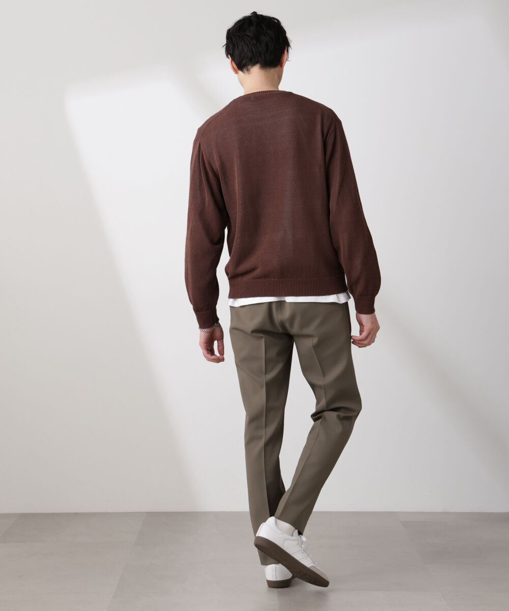 nano･universe「｢SOIGNE｣ECOPET(R)&times;AERO ツイルストレッチスラックス」|チノ|