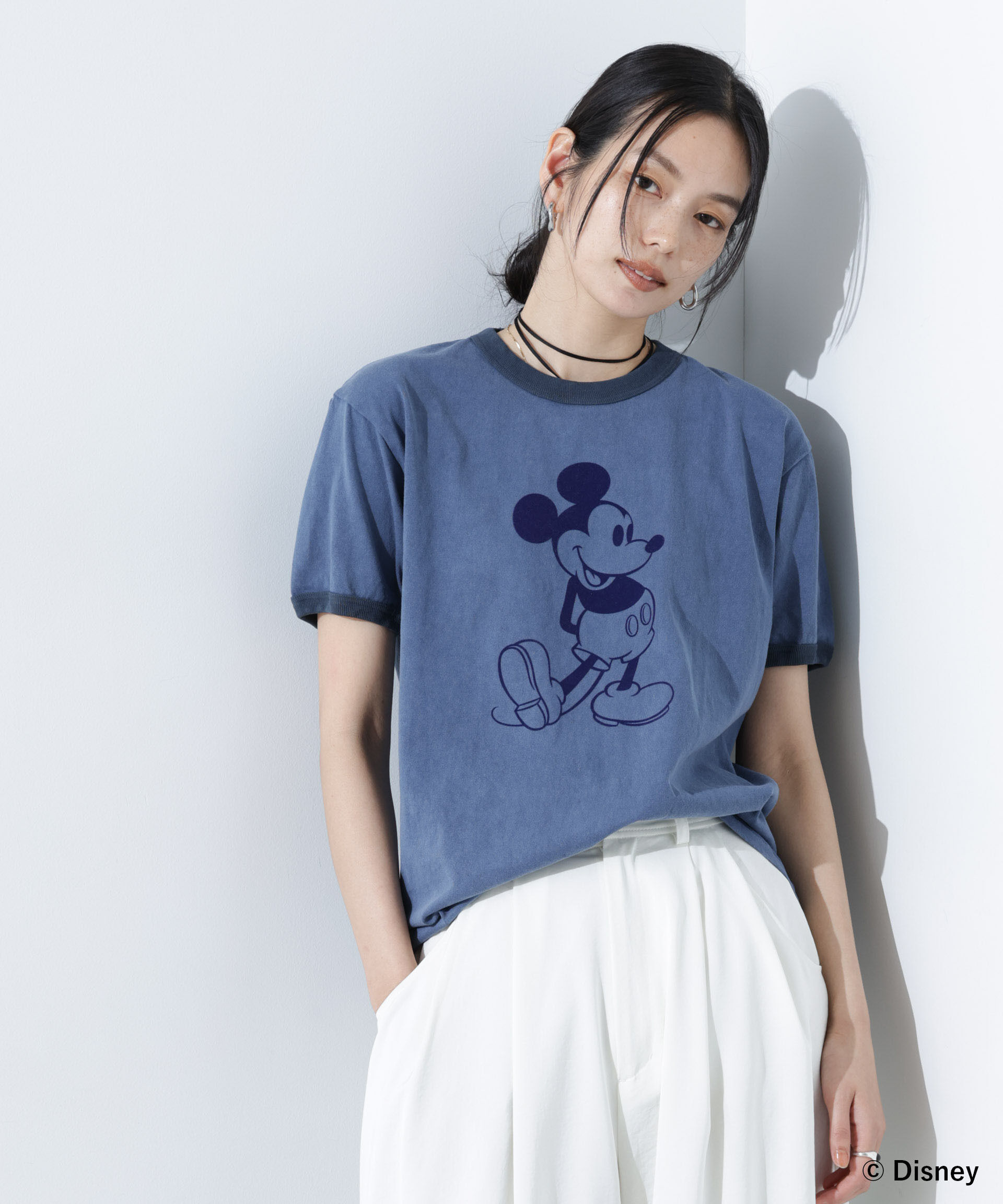 nano･universe「GOOD ROCK SPEED/MICKEY MOUSE/リンガーT」|Tシャツ・カットソー|