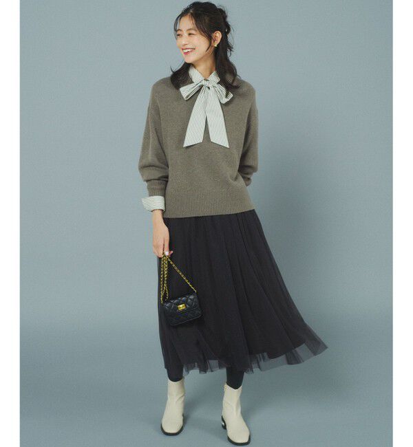 組曲「【ボウタイ付き】メッセージシャーティング シャツ」|シャツ・ブラウス|