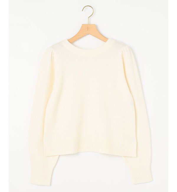組曲「【8色展開・前後着用可】ウールカシミヤミックス パフスリーブ ニット」|ニット・セーター|