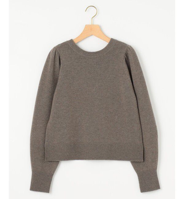 組曲「【8色展開・前後着用可】ウールカシミヤミックス パフスリーブ ニット」|ニット・セーター|