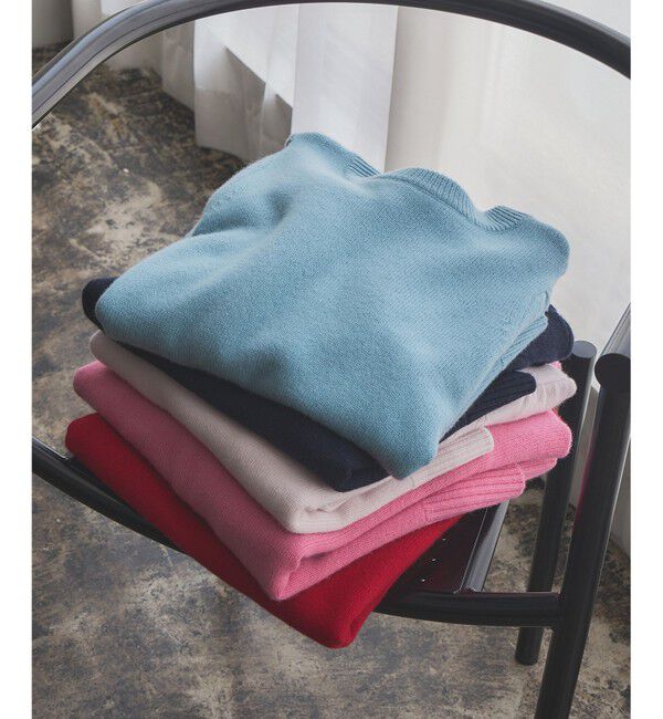 組曲「【8色展開・前後着用可】ウールカシミヤミックス パフスリーブ ニット」|ニット・セーター|