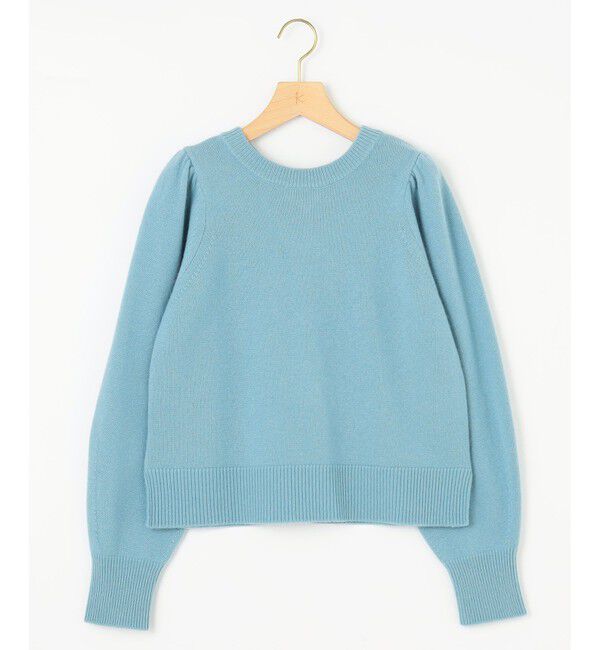 組曲「【8色展開・前後着用可】ウールカシミヤミックス パフスリーブ ニット」|ニット・セーター|