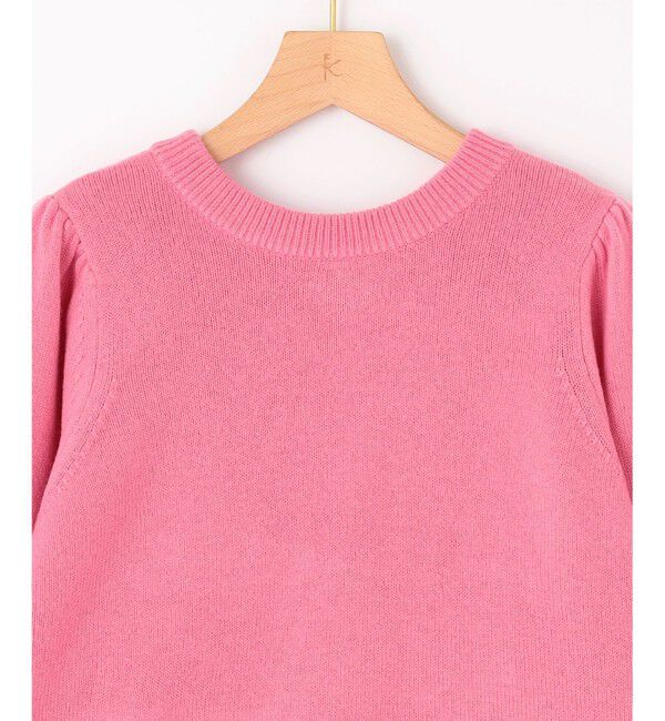 組曲「【8色展開・前後着用可】ウールカシミヤミックス パフスリーブ ニット」|ニット・セーター|