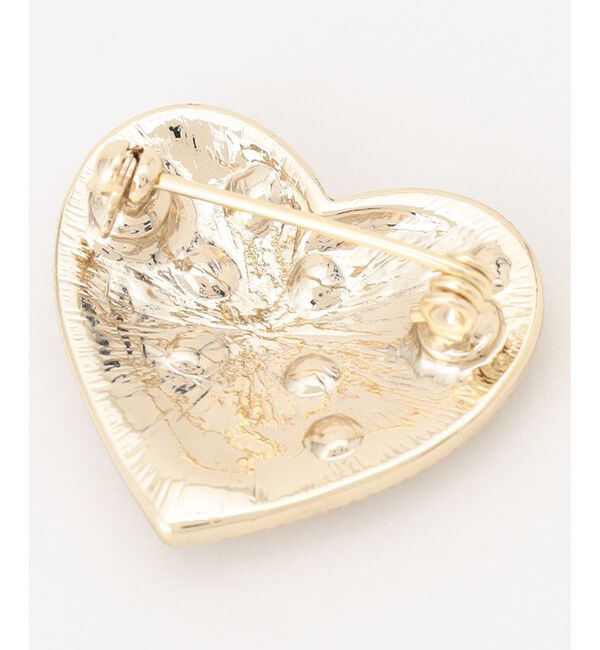 組曲「【人気につき再販決定！】ハートストーンブローチ」|ブローチ・コサージュ|