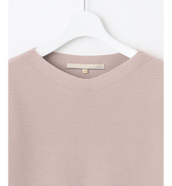 自由区「【洗える】コットンストレッチホールガーメント プルオーバーニット」|ニット・セーター|