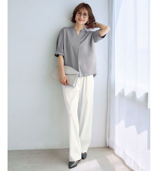 自由区「【SHIHOさん着用】フラップカーブミニクラッチ バッグ」|クラッチバッグ|