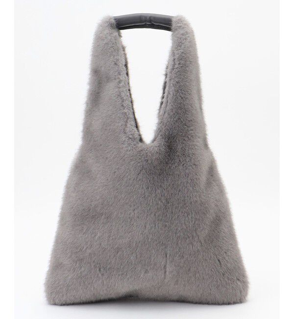 自由区「【SHIHOさん着用】イージーファー バッグ」|トートバッグ|グレー