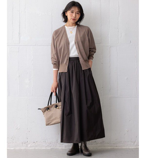 23区「【洗える】ナイロンコットンポプリン スカート」|スカート|