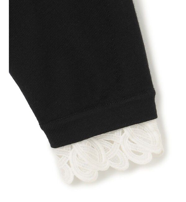 23区「【洗える】エンブロイダリーニット」|ニット・セーター|