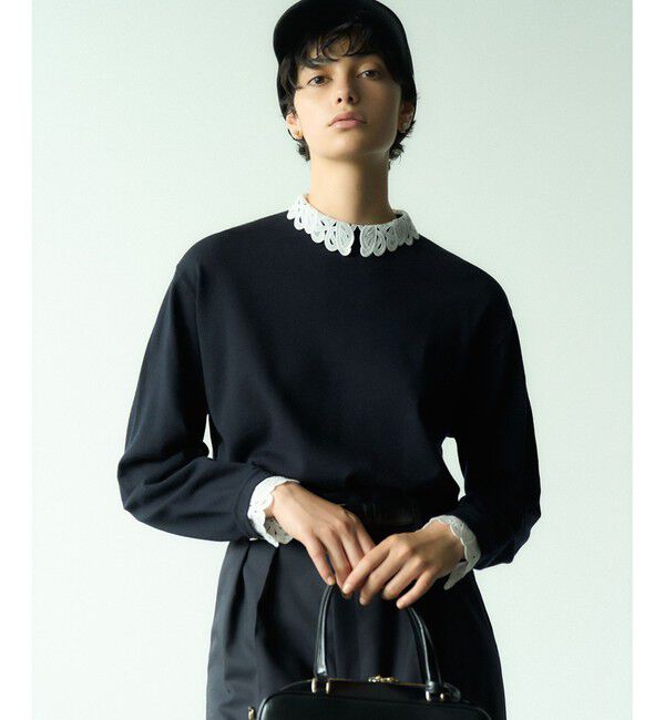 23区「【洗える】エンブロイダリーニット」|ニット・セーター|