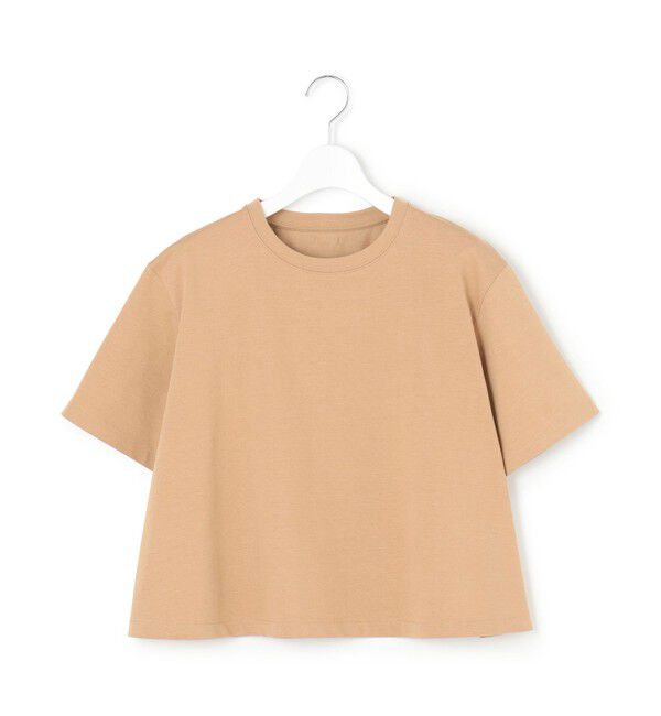 23区「【GLOW6月号掲載/洗える】スビンギザコットン クロップド Tシャツ」|Tシャツ・カットソー|