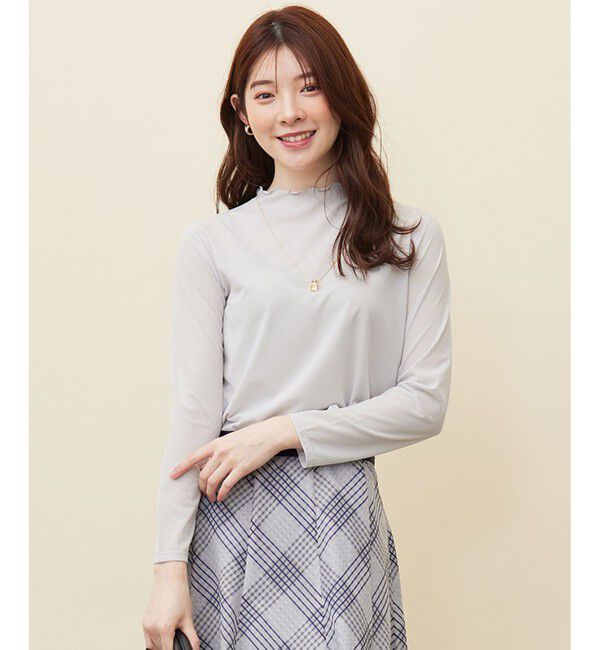 any SiS「シアー インナー」|Tシャツ・カットソー|ライトグレー