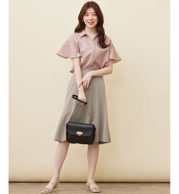 any SiS「【速乾・接触冷感】スムージーポリエステル シャツ ブラウス」|シャツ・ブラウス|