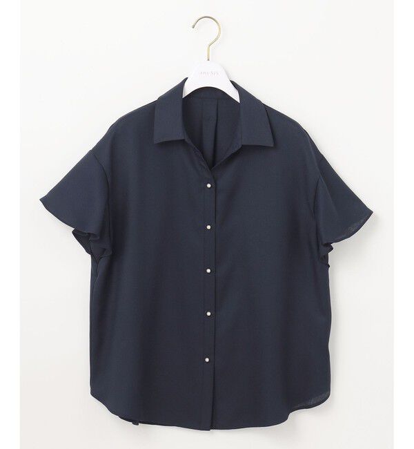 any SiS「【速乾・接触冷感】スムージーポリエステル シャツ ブラウス」|シャツ・ブラウス|