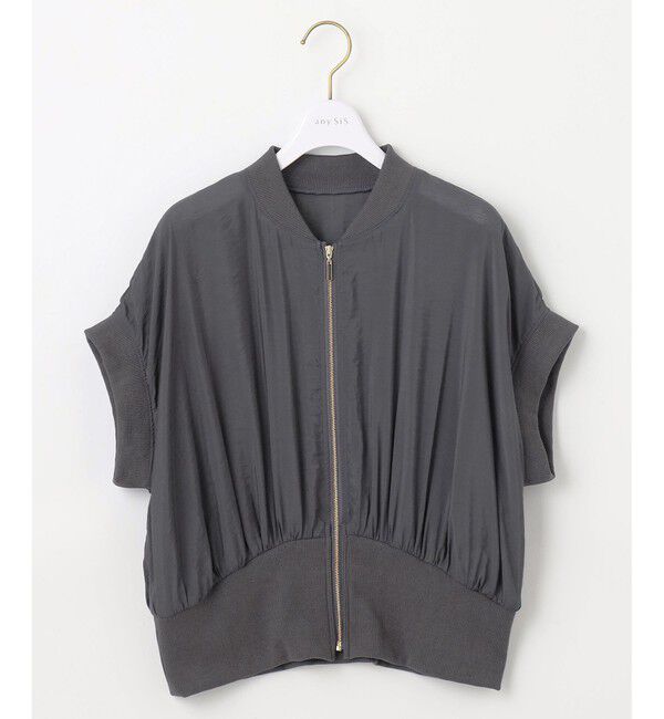 any SiS「【洗える】シアージレ ブルゾン」|ブルゾン・スタジャン|