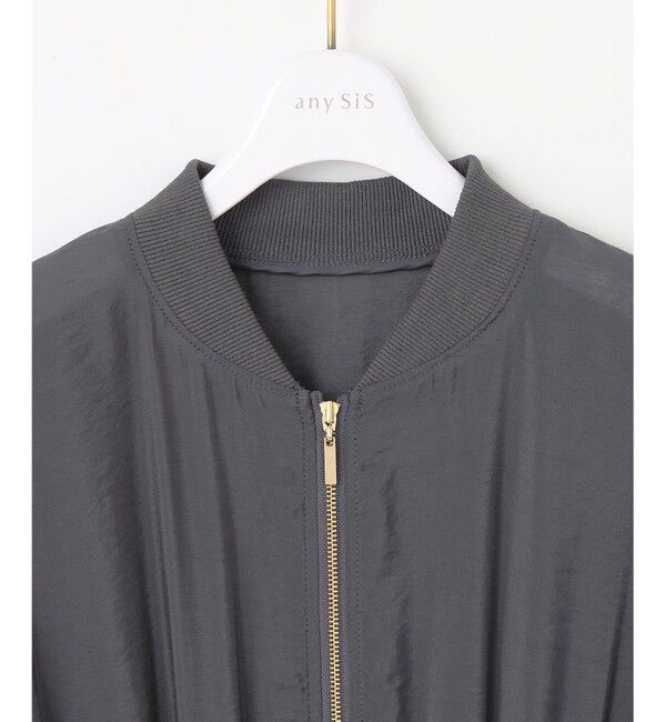 any SiS「【洗える】シアージレ ブルゾン」|ブルゾン・スタジャン|