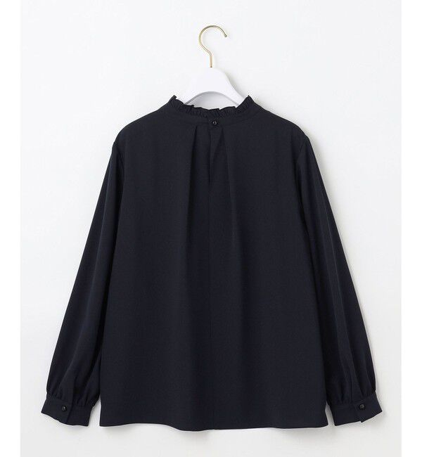 any SiS「【洗える】フリルネックスタンド ブラウス」|シャツ・ブラウス|