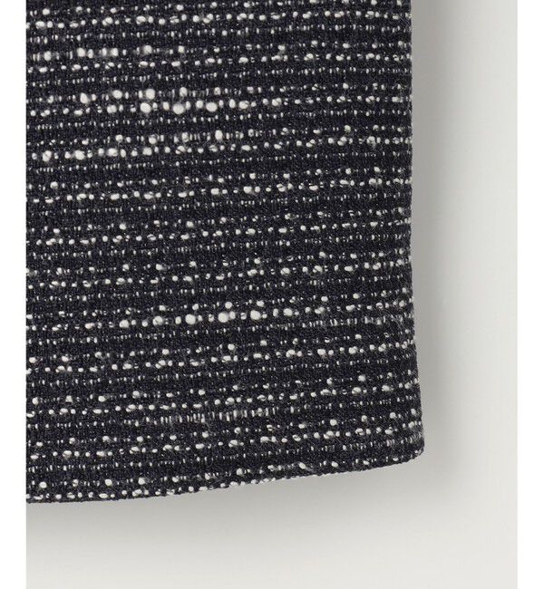 ANY SIS「リップルボーダーストレッチ ジャケット」|ノーカラージャケット|