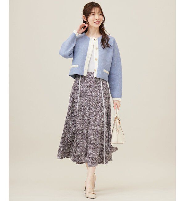 ANY SIS「【洗える】チュールコンビラメ タンクトップ」|タンクトップ|