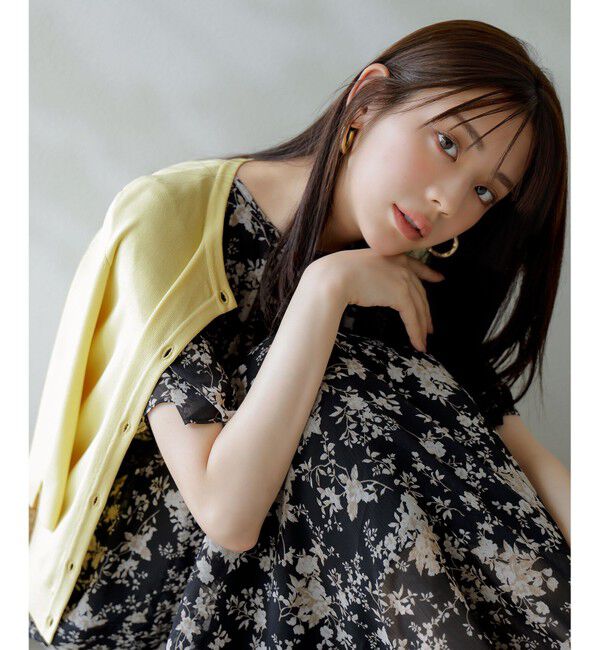 ANY SIS「【接触冷感・UVカット・洗える】ハーフスリーブ カーディガン」|カーディガン|