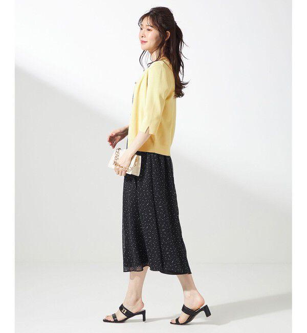 ANY SIS「【接触冷感・UVカット・洗える】ハーフスリーブ カーディガン」|カーディガン|