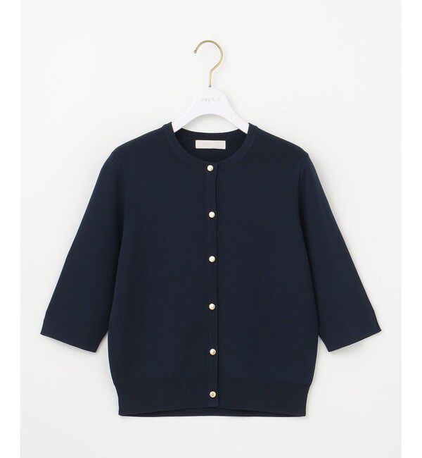 ANY SIS「【接触冷感・UVカット・洗える】ハーフスリーブ カーディガン」|カーディガン|