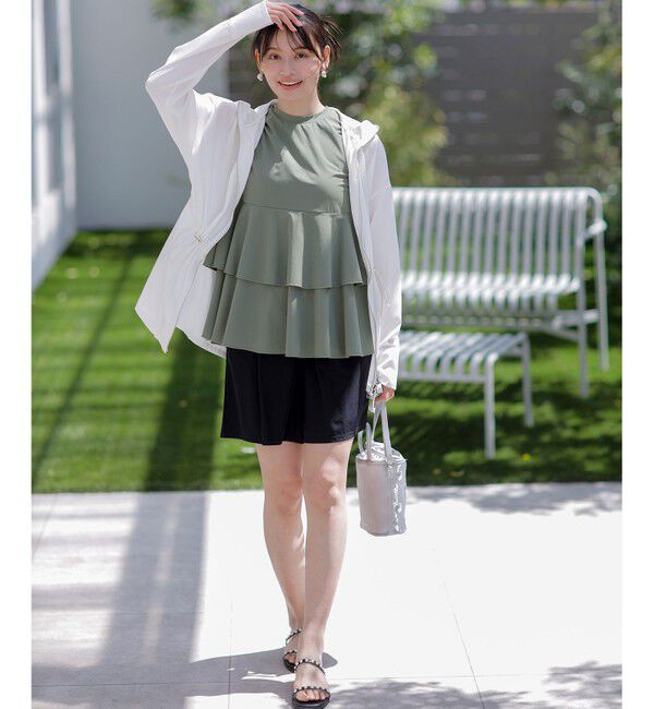 ANY SIS「【撥水・UVカット・洗える】ラッシュガードシリーズ パーカー」|パーカー|