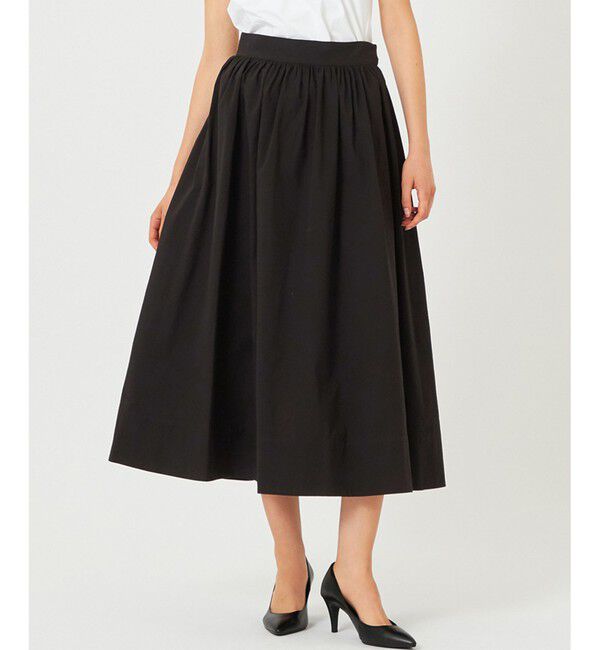 BEIGE,「GABRIEL / ギャザースカート」|スカート|Black