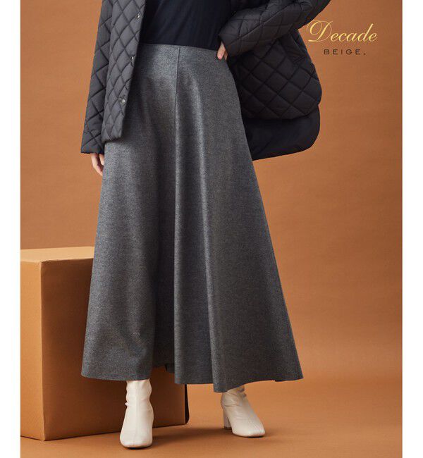 BEIGE,「CORBY / フレアスカート」|スカート|C.Gray