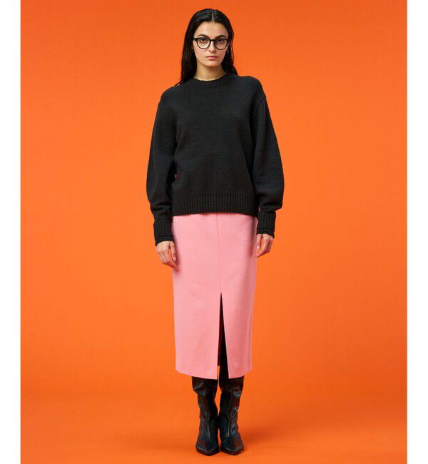 BEIGE,「【Precious 2月号掲載】LAC / 2WAYストレッチIラインスカート」|スカート|