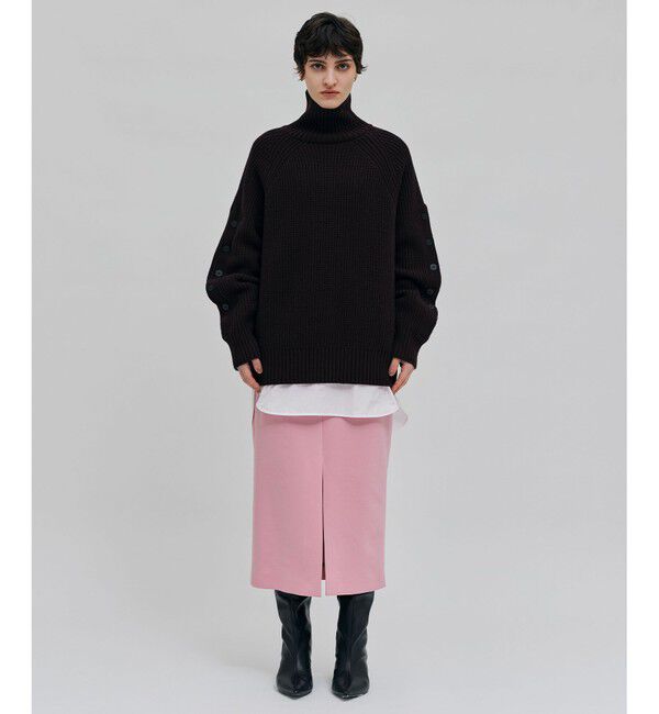 BEIGE,「【Precious 2月号掲載】LAC / 2WAYストレッチIラインスカート」|スカート|