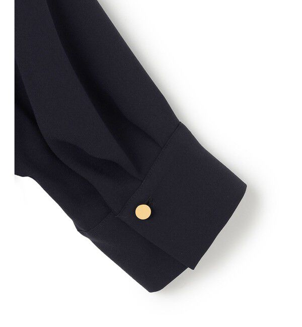 BEIGE,「【ご好評につき追加生産決定・洗える】FLEUR / スタンドカラープルオーバーブラウス」|シャツ・ブラウス|