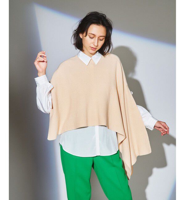  「リブポンチョストール」|ストール|