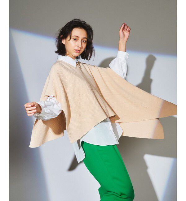  「リブポンチョストール」|ストール|