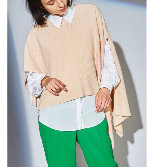  「リブポンチョストール」|ストール|