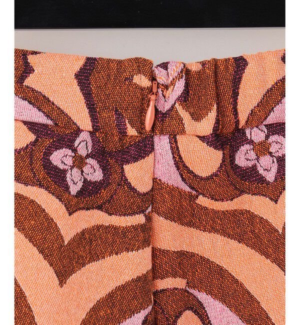 GRACE CONTINENTAL「ラメジャガードタックスカート」|スカート|