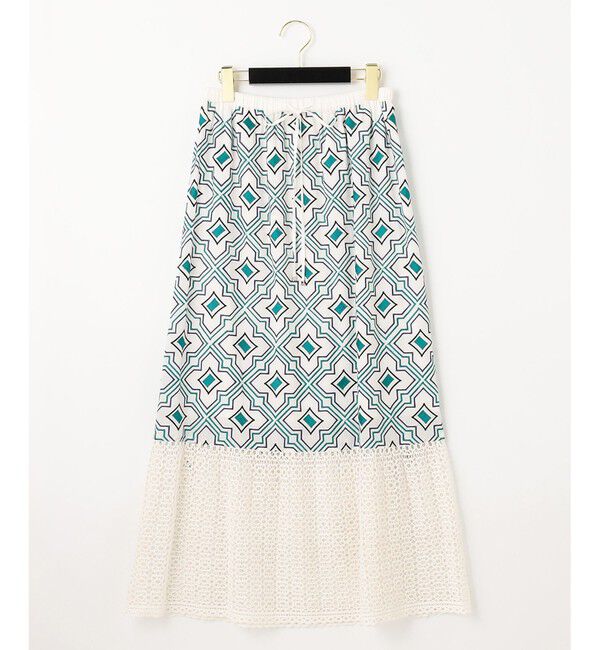 GRACE CONTINENTAL「キカ刺繍ロングスカート」|スカート|