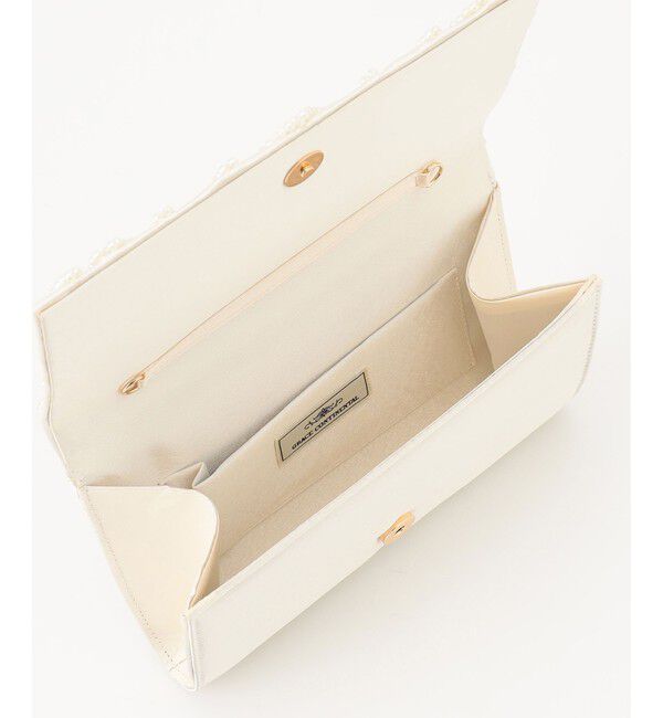 GRACE CONTINENTAL「パールフラワークラッチバッグ」|クラッチバッグ|