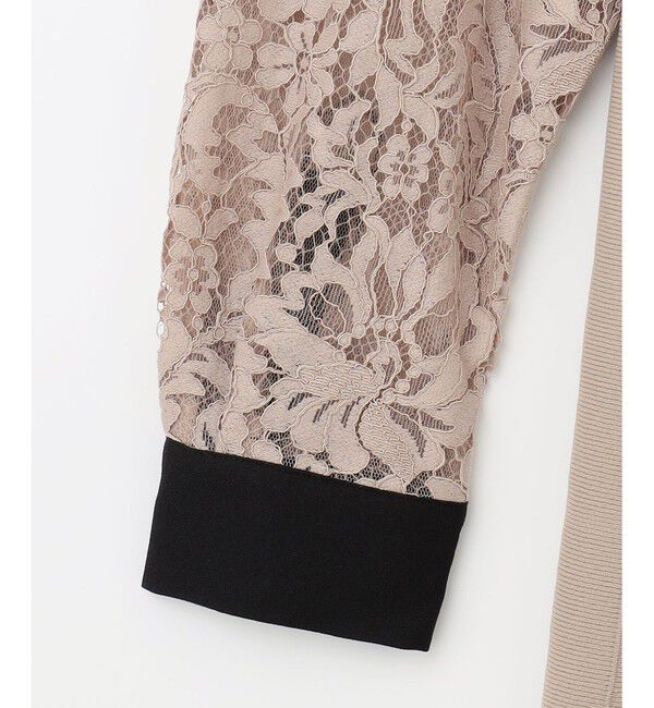 Diagram「レースレイヤードニットワンピース」|ワンピース|