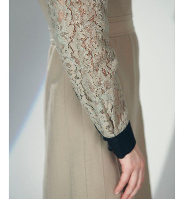 Diagram「レースレイヤードニットワンピース」|ワンピース|