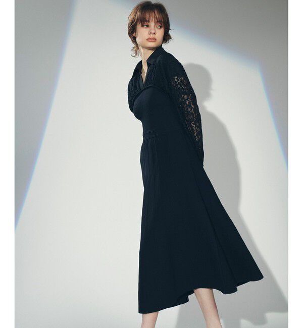 Diagram「レースレイヤードニットワンピース」|ワンピース|