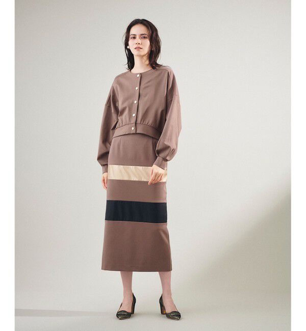 Grace Class「ポンチコンビスカート」|スカート|