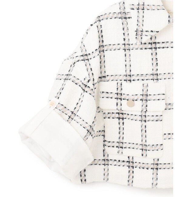 Grace Class「チェックツイードショートジャケット」|その他|