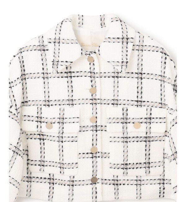 Grace Class「チェックツイードショートジャケット」|その他|