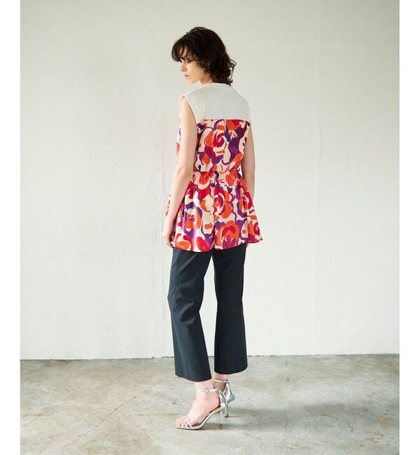 GRACE CONTINENTAL「ペイントカラープリントトップ」|Tシャツ・カットソー|