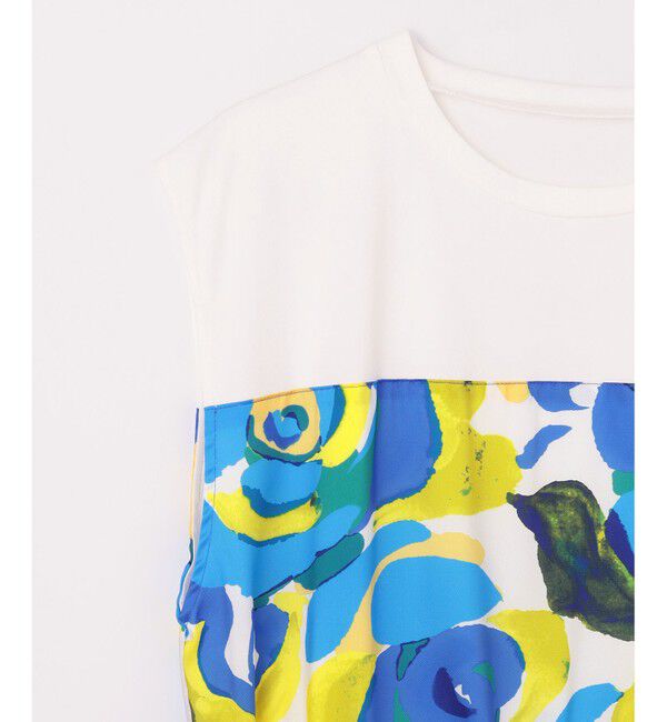 GRACE CONTINENTAL「ペイントカラープリントトップ」|Tシャツ・カットソー|