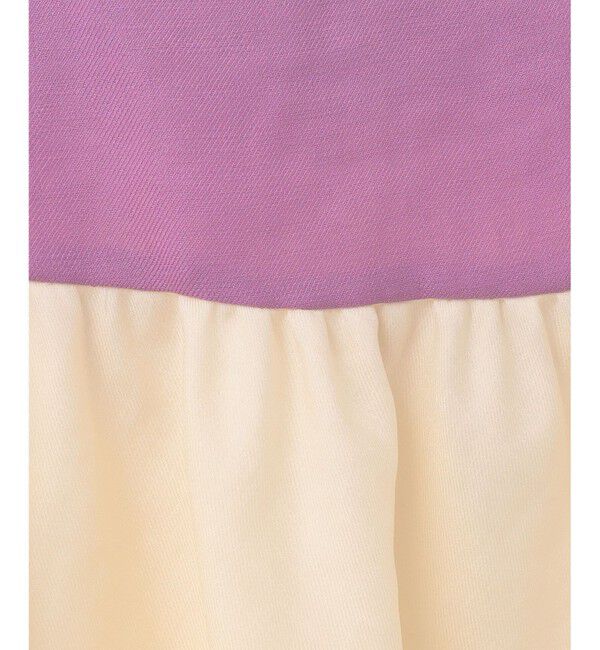 Grace Class「リネンタッチ配色ワンピース」|ワンピース|