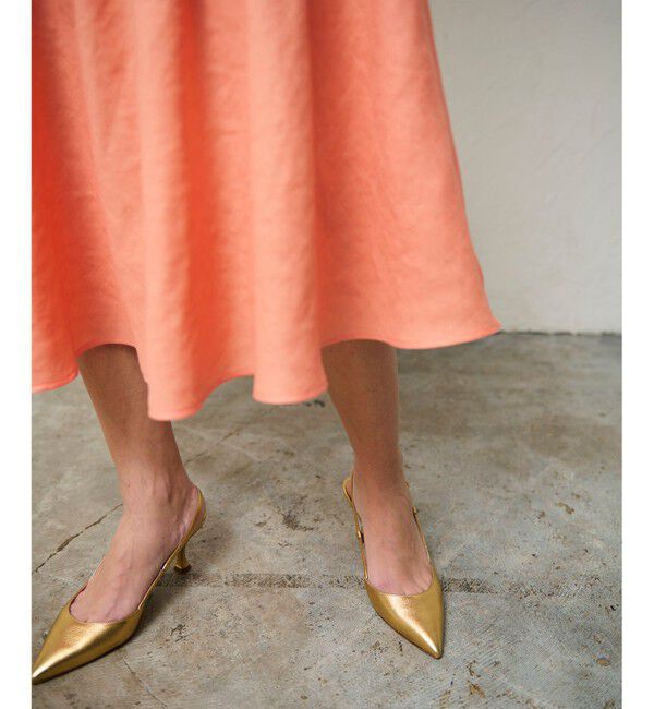 Grace Class「リネンタッチ配色ワンピース」|ワンピース|