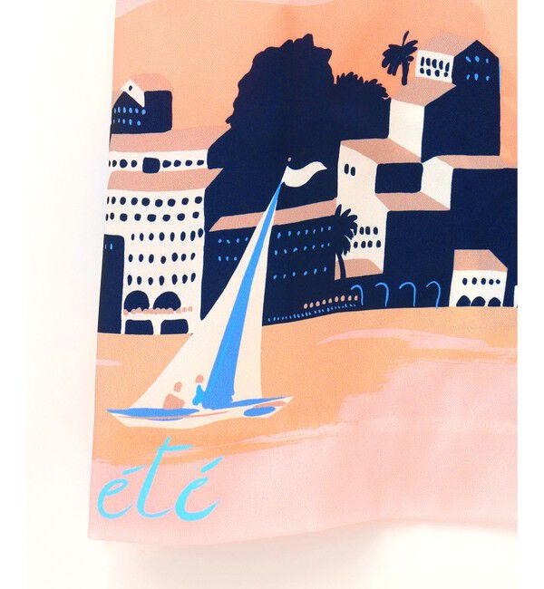 Grace Class「マリンプリントシャツドレス」|ワンピース|